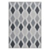 Checkered Area Rugs for Living Room, Washable Rug Modern Diamond Geometric Pattern Indoor Floor Carpet for Office Nursery - 3 of 4