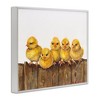 Stupell Industries Chicks on the Fence Framed Giclee Art - 2 of 4