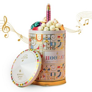 Bonnie and Pop- Birthday Gift Tin- Treat Assortment- Spins and Plays Happy Birthday - 1 of 4