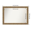 Amanti Art Filigree Non-Beveled Framed Bathroom Vanity Wall Mirror - 3 of 4