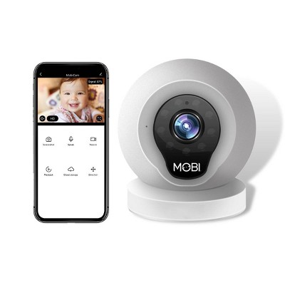 MobiCam Multi-Purpose, WiFi Video Baby Monitor - Baby Monitoring System - WiFi Camera with 2-way Audio, Recording