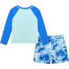 OSHKOSH B'GOSH Toddler Boys' 2-Piece Rashguard and Swim Trunks Sets - 2 of 4