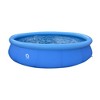 JLeisure Avenli 17811US 15 Foot x 36 Inch 3 to 5 Person Capacity Prompt Set Above Ground Kid Inflatable Outdoor Backyard Swimming Pool, Blue (2 Pack) - 2 of 4