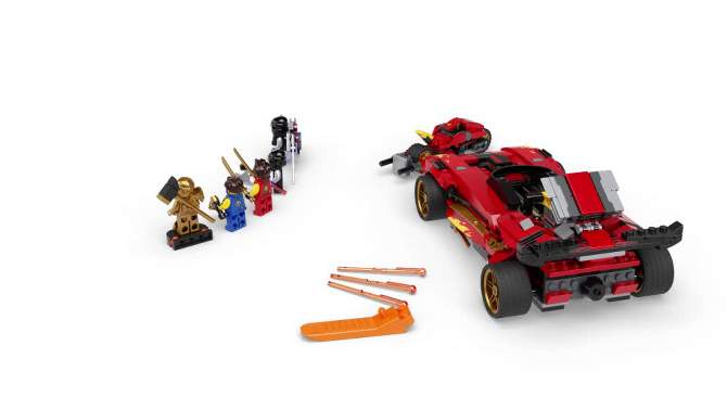LEGO NINJAGO Legacy X-1 Ninja Charger; Set Includes Motorcycle and Collectible Minifigures 71737, 2 of 9, play video