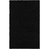 Unique Loom Solid Shag Solid Indoor Woven Area Rug - 2 of 4