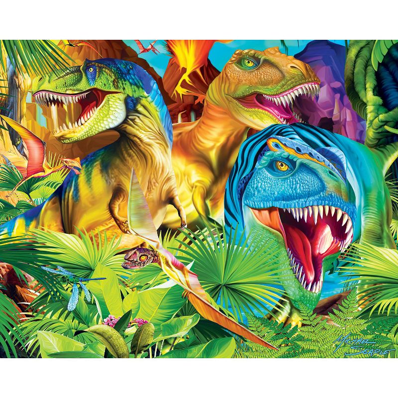 MasterPieces Kids Jigsaw Puzzle Set - Blue Glow 4-Pack 100 Pieces, 4 of 11