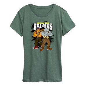Women's - Teenage Mutant Ninja Turtles - Chillin Like Villains Short Sleeve Graphic T-Shirt - 1 of 4