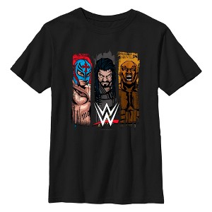 Boy's WWE Rey Mysterio Roman Reigns and Bobby Lashley T-Shirt - 1 of 3
