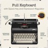 Maplefield Manual Typewriter - Typewriter for Home & Office Decor - Easy Setup, Great Gift for Writers (Black) - 4 of 4