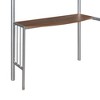 NicBex Twin Size Bunk Bed with L-Shaped Desk Loft Bed Metal Bed Frame with Ladder and Full Length Guardrails, No Box Spring Required - 4 of 4