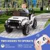 12V Kids Ride On Truck Car, with Parent Remote Control, Twin 35W Motors, 3 Speeds, Spring Suspension, 3-5 Years Old Boy Girl Gift - 3 of 4