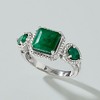 Ross-Simons 2.50 ct. t.w. Emerald Ring in Sterling Silver - 4 of 4