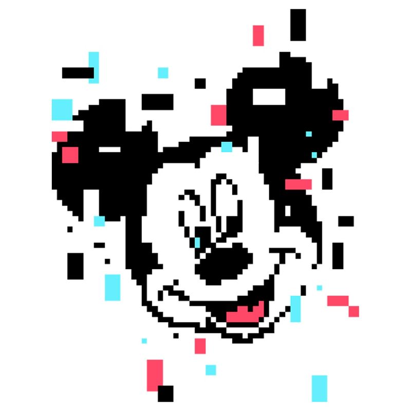 Boy's Disney Mickey Mouse Pixels T-Shirt, 2 of 5
