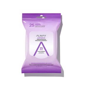 Almay Longwear Makeup Remover Cleansing Towelettes - 25ct - 1 of 4