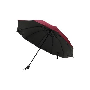 Unique Bargains Umbrella Manual 10-rib Irregular Check Sun Protection Vinyl Impact Cloth 43.31"x26.77" 1 Pcs - 1 of 4