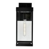 CWI Lighting Windsor 1 Light Black Outdoor Wall Light - 3 of 4
