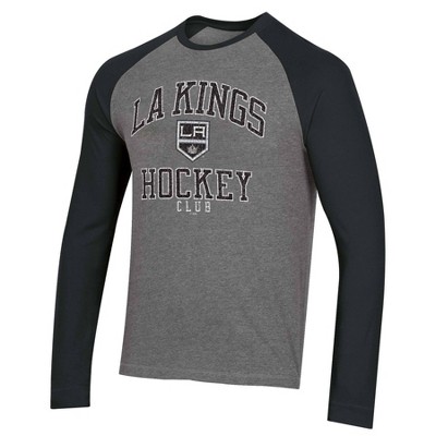  NHL Los Angeles Kings Men's Long Sleeve Raglan T-Shirt - M 