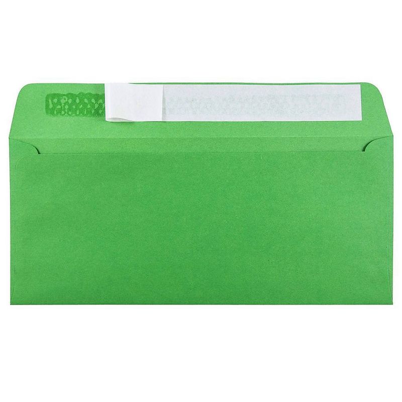 JAM Paper #10 Business Colored Envelopes w/Peel and Seal Closure 4.125x9.5 GN 86555, 2 of 4