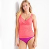 Lands' End Women's Wrap Underwire Tankini Top Swimsuit - image 4 of 4