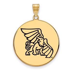 Black Bow Jewelry 14k Yellow Gold Plated Sterling Silver Missouri Western State Griffons NCAA Extra Large Pendant - 1 of 3