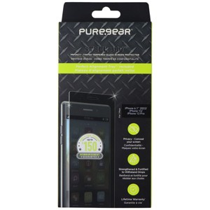 PureGear Steel 360 Privacy Tinted Tempered Glass for iPhone 14 / 13 / 13 Pro - 1 of 1