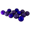 Northlight Shatterproof 4-Finish Christmas Ball Ornaments - 4" (100mm) - Indigo Blue - 12ct - 2 of 4