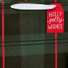 XL 15" Green Tartan Plaid Christmas Gift Bag: American Greetings, Large Multicolored Paper, Classic Pattern, 15x15x8 - image 3 of 4