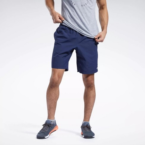 Reebok Training Essentials Utility Shorts Mens Athletic Shorts Medium  Vector Navy