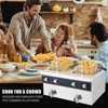 Electric Deep Fryer, Deep Fryer with Oil Drain, 30 Min Timer, Rotary Fryer Head, Stainless Steel Countertop Fryers for Home & Commercial Use - 3 of 4