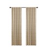 PAGED Jacquard Lined Blackout Curtain Panel with Total Blackout Rod Pocket and Back Tab, Darkening Privacy for Living Room - 3 of 4