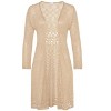 Women's 3/4 Sleeve Open Knit Cardigan - LASCANA - 4 of 4