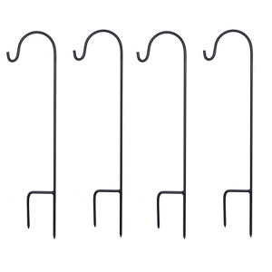LumaBase Metal Shepherd's Hooks, 18" - Set of 4 - 1 of 4