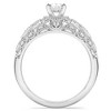 Pompeii3 1 1/2Ct Diamond Vintage Engagement Ring 14k Gold Lab Created - 3 of 4