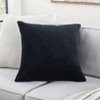 Mina Victory Sofia Solid Velvet Reversible 20" x 20" Indoor Throw Pillow - image 3 of 4