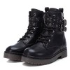 XTI Young Ladies Double Buckle Lace-up Boots 150103 - 3 of 3