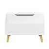 Kids Toy Box, Wooden Toy Storage Organizer With Bookshelf For Playroom Kids Room - 3 of 4