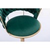 PAGED Modern Height-Adjustable Swivel Bar Stools Set of 2, Counter Stools with Backs for Pub, Dining Room - 4 of 4