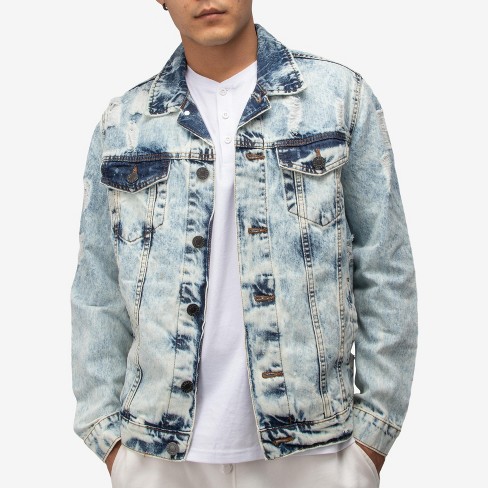 X Ray Men s Denim Jacket In Acid Stone Size Large Target