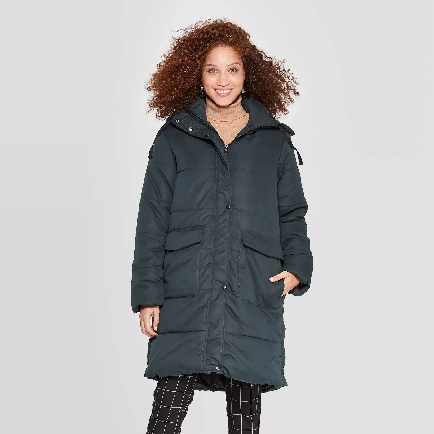 Women's Quilted Puffer Jacket - A New Day™ - image 1 of 2