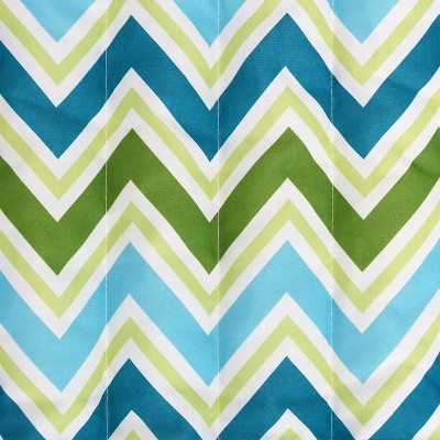 blue & green chevron