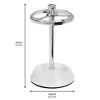 iDesign Divided Toothbrush Holder - Set of 2 - White/Chrome - 4 of 4