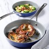Gibson Angelie 10 Piece Nonstick Ceramic Enameled Aluminum Cookware Set in Matte Marine - 2 of 4