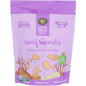Love Child Organics - Cookies Organic Arwroot Vanilla - Case of 12 - 4.9 oz - 1 of 1