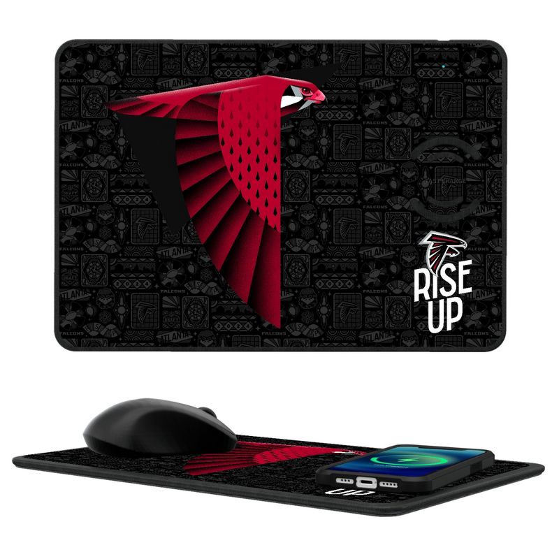 Keyscaper NFL 2024 Illustrated Limited Edition 15-Watt Wireless Charger and Mouse Pad, 1 of 2