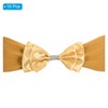 Unique Bargains Banquet Stretch Chair Bands Sashes with Bow Knot - 3 of 4