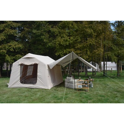 PAGED 9.8 x13ft Tents for Camping Inflatable Camping Tents with canopy,  Hand Pump for Fishing, Car Camping, Hiking, Outdoor