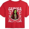 Women's - Marvel - Guardians of the Galaxy Gamora Art Nouveau Cropped Graphic T-Shirt - 2 of 4