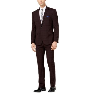 Nick Graham Mens Slim-Fit Stretch Two Button Formal Suit - 1 of 1
