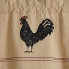 Park Designs Chicken Hen Pecked Lined Pleated Valance Rooster - 3 of 3