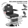 Karl Home Modern Style Heavy Duty Hydraulic Recline Barber Chair - 4 of 4